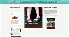 Desktop Screenshot of alegriashoes.shopnchill.com